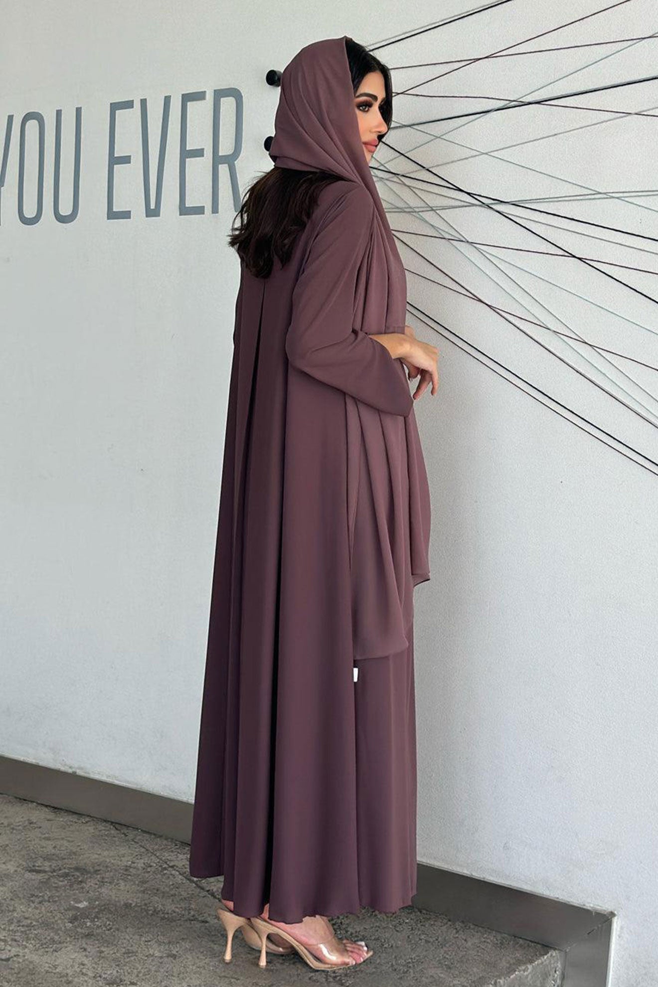Sultana Purple Abaya