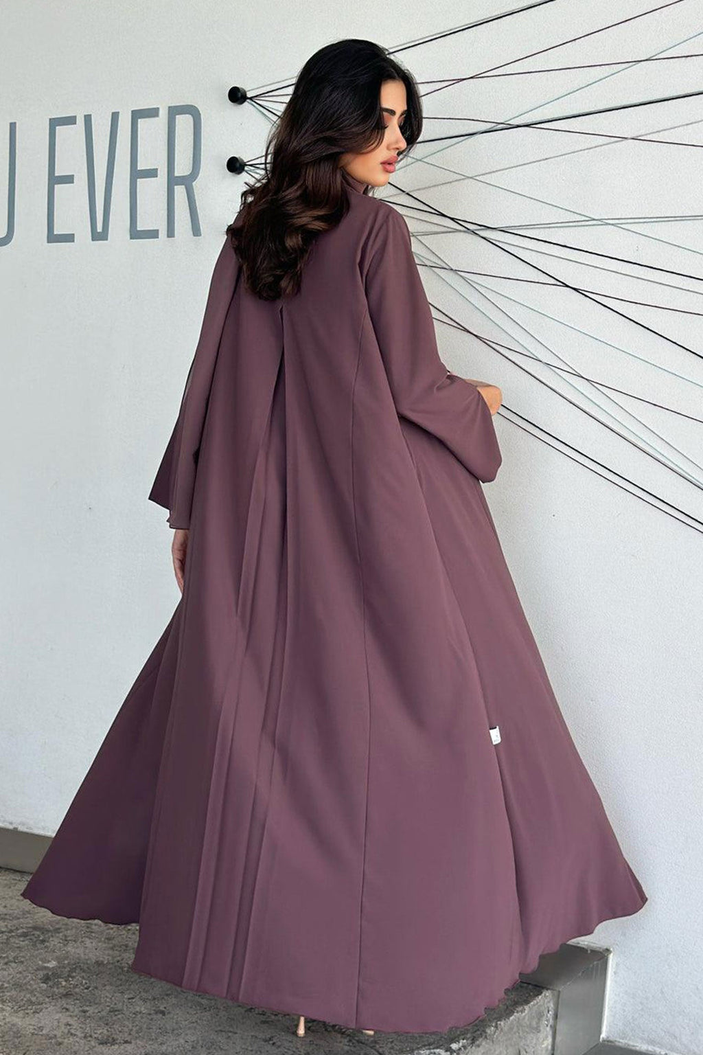 Sultana Purple Abaya