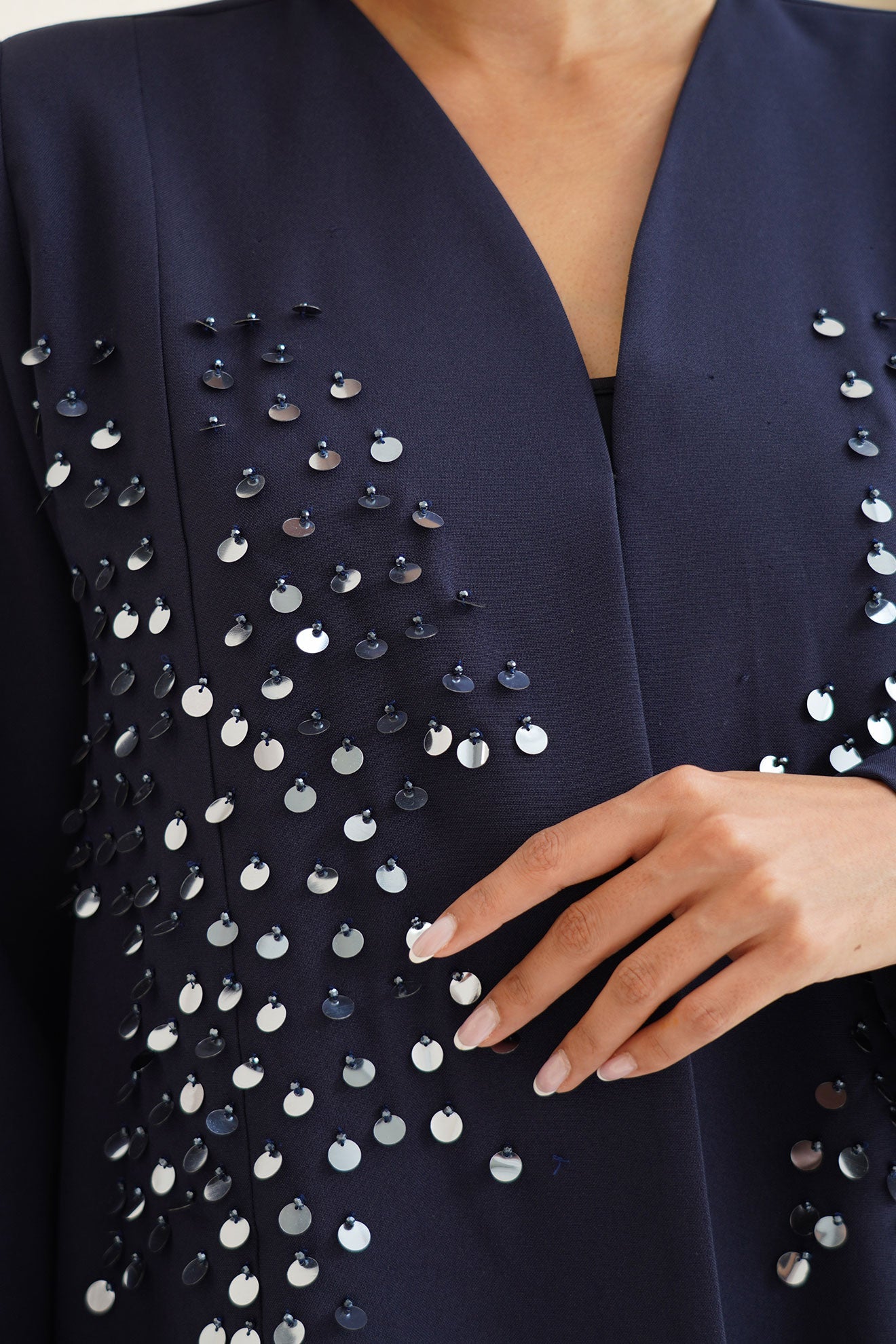 Elyra Navy Abaya