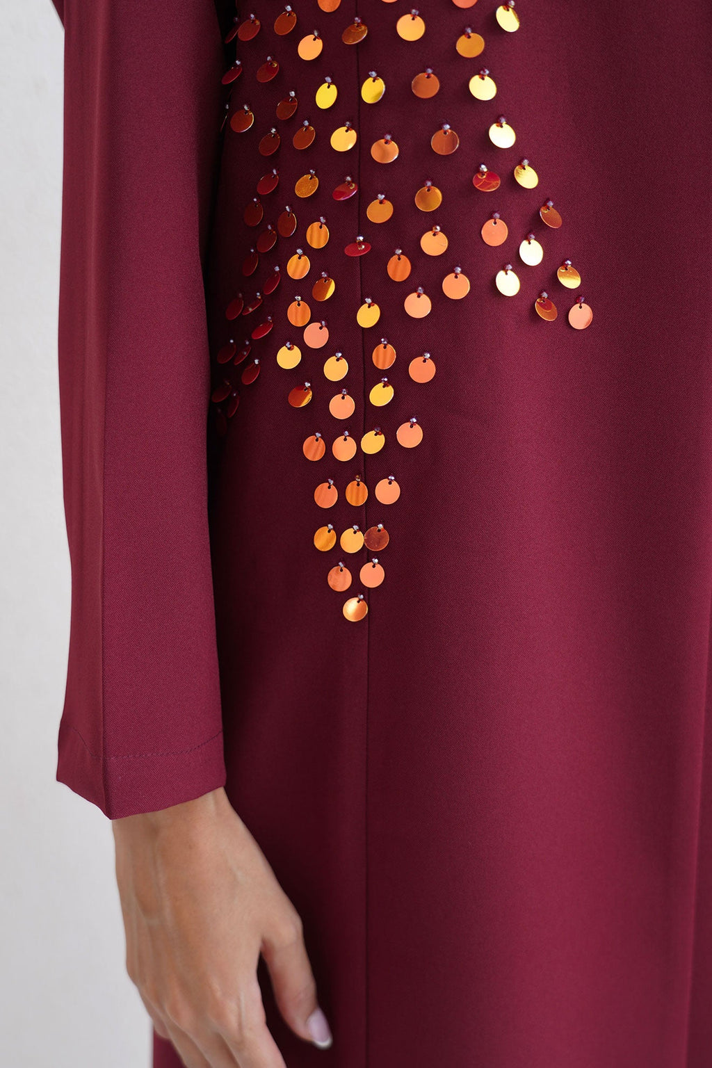 Elyra Red Abaya