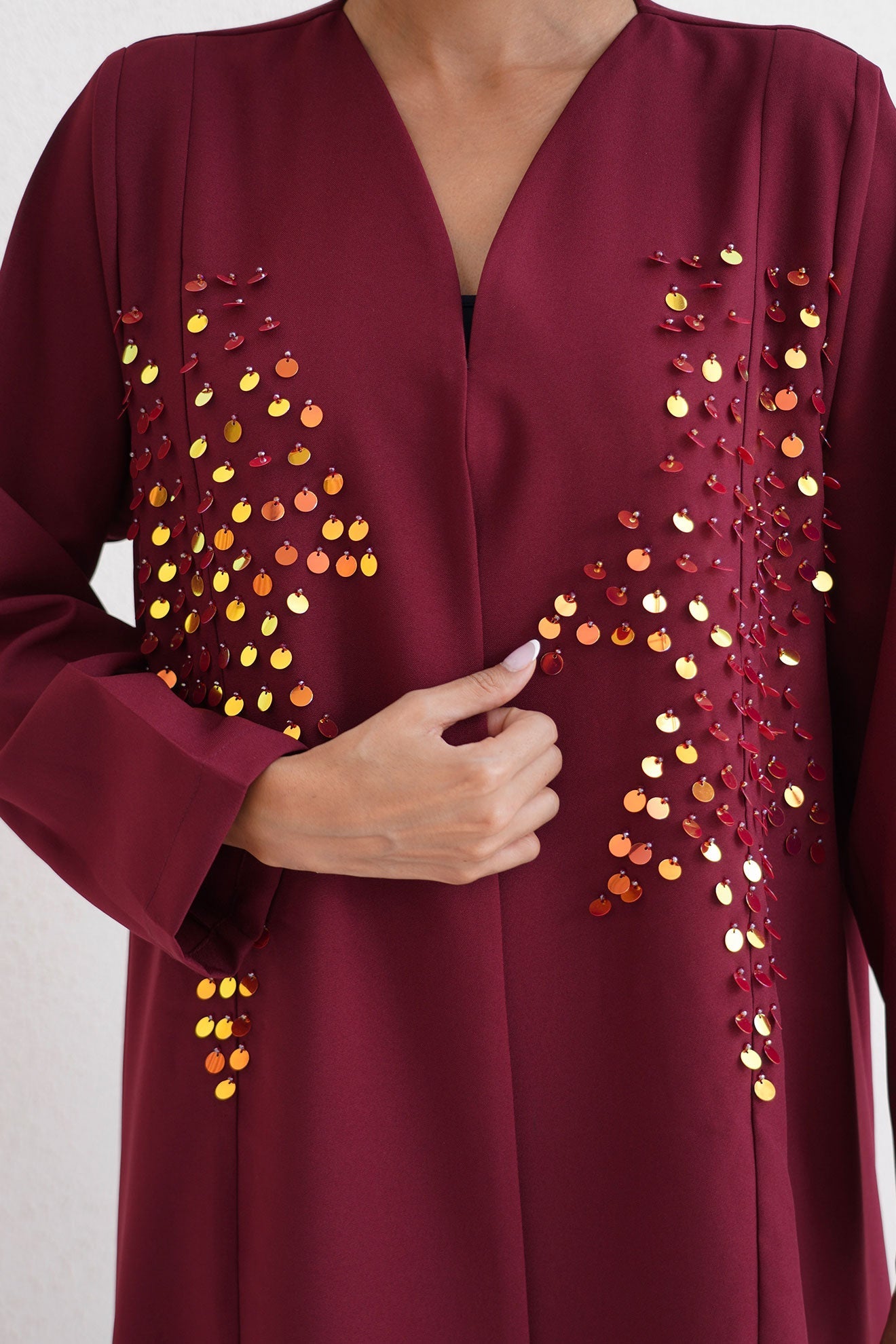 Elyra Red Abaya