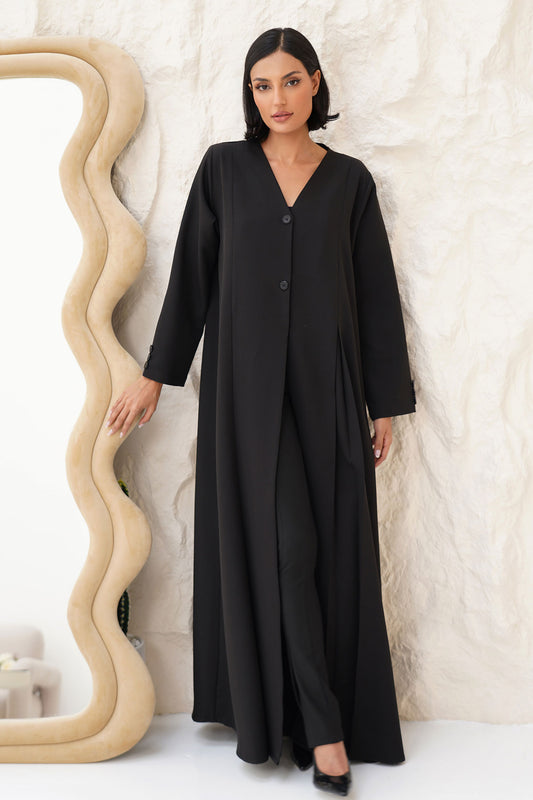 Velina Black Abaya
