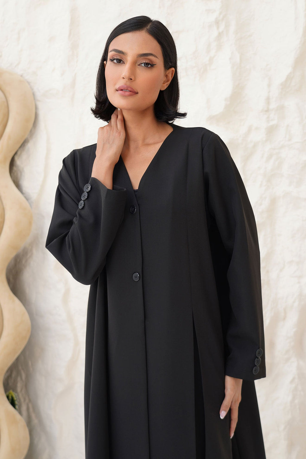 Velina Black Abaya
