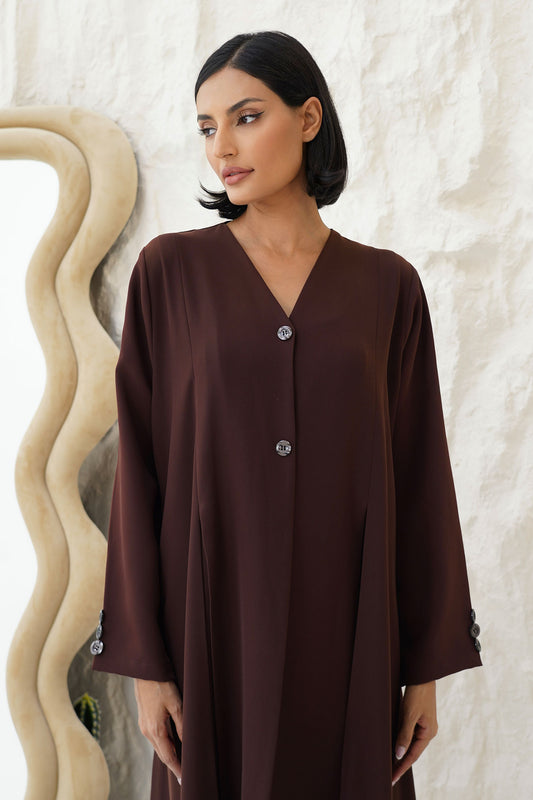 Velina Brown Abaya