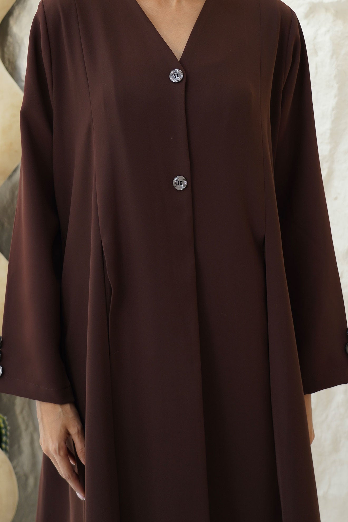 Velina Brown Abaya