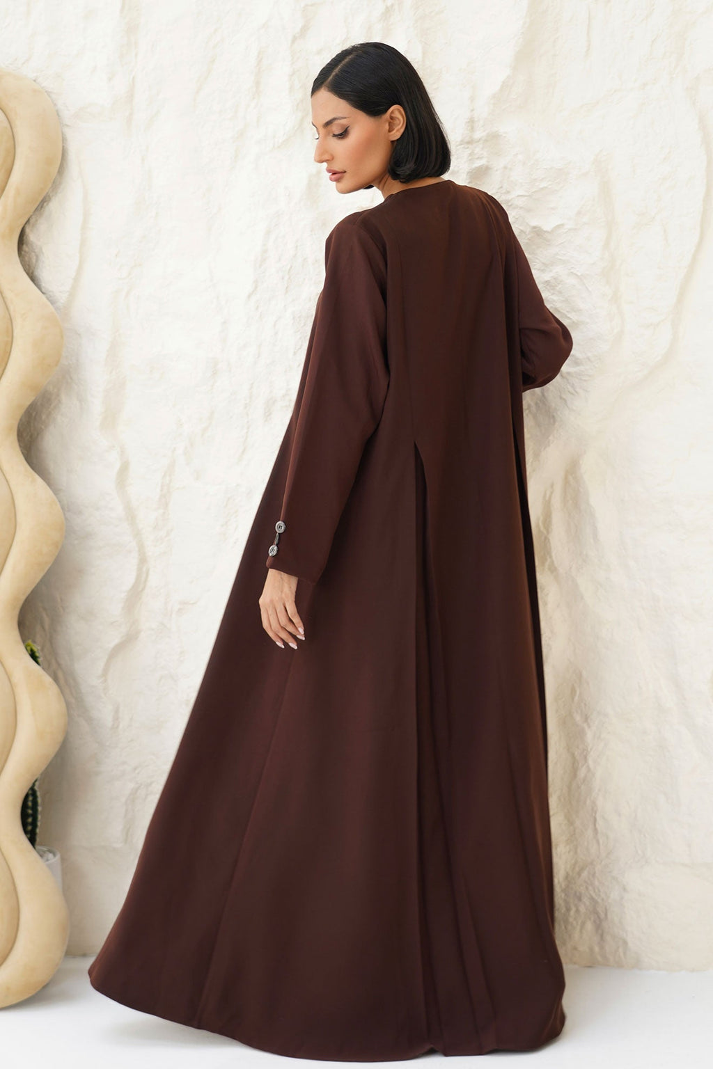 Velina Brown Abaya