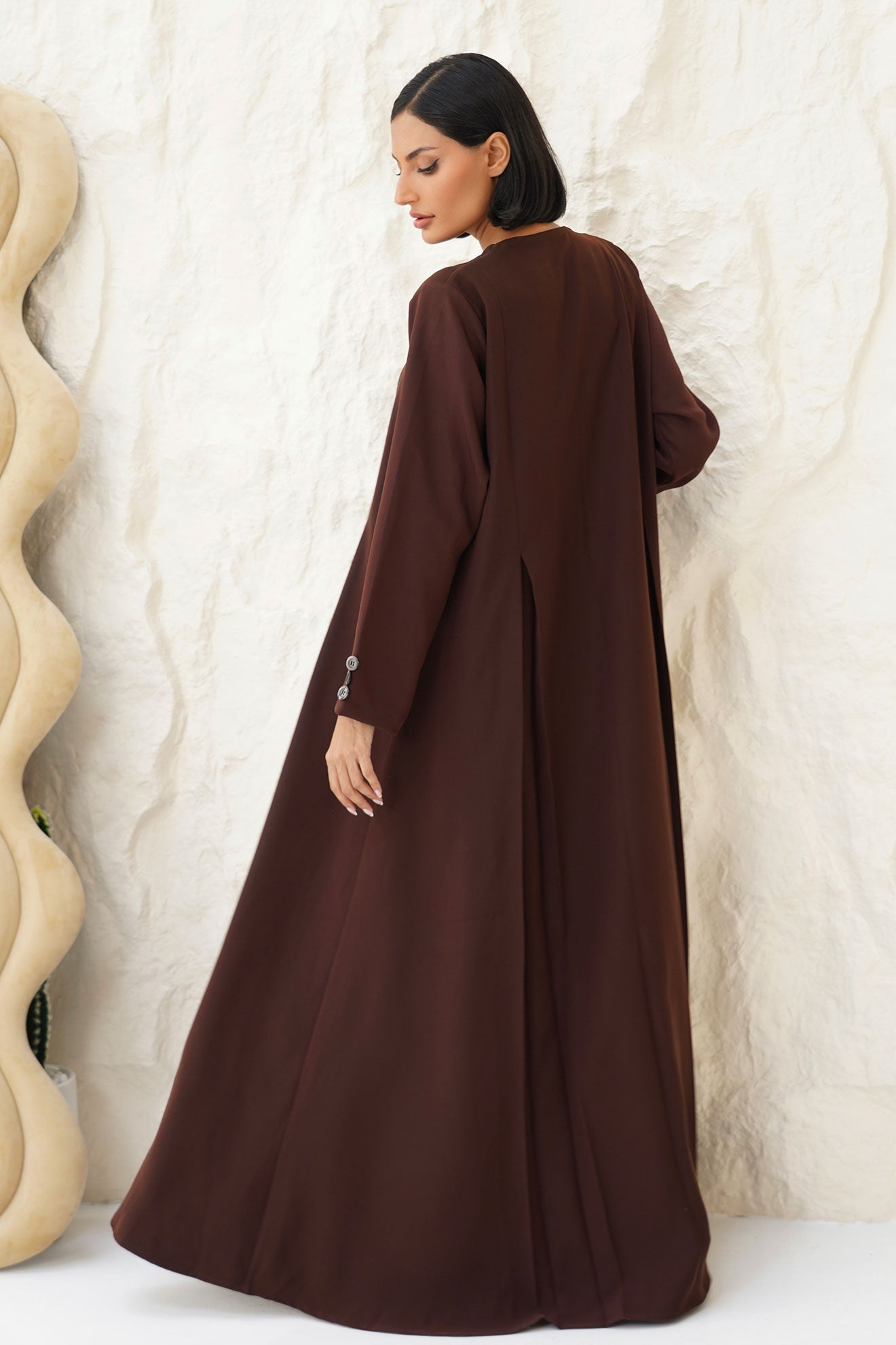 Velina Brown Abaya