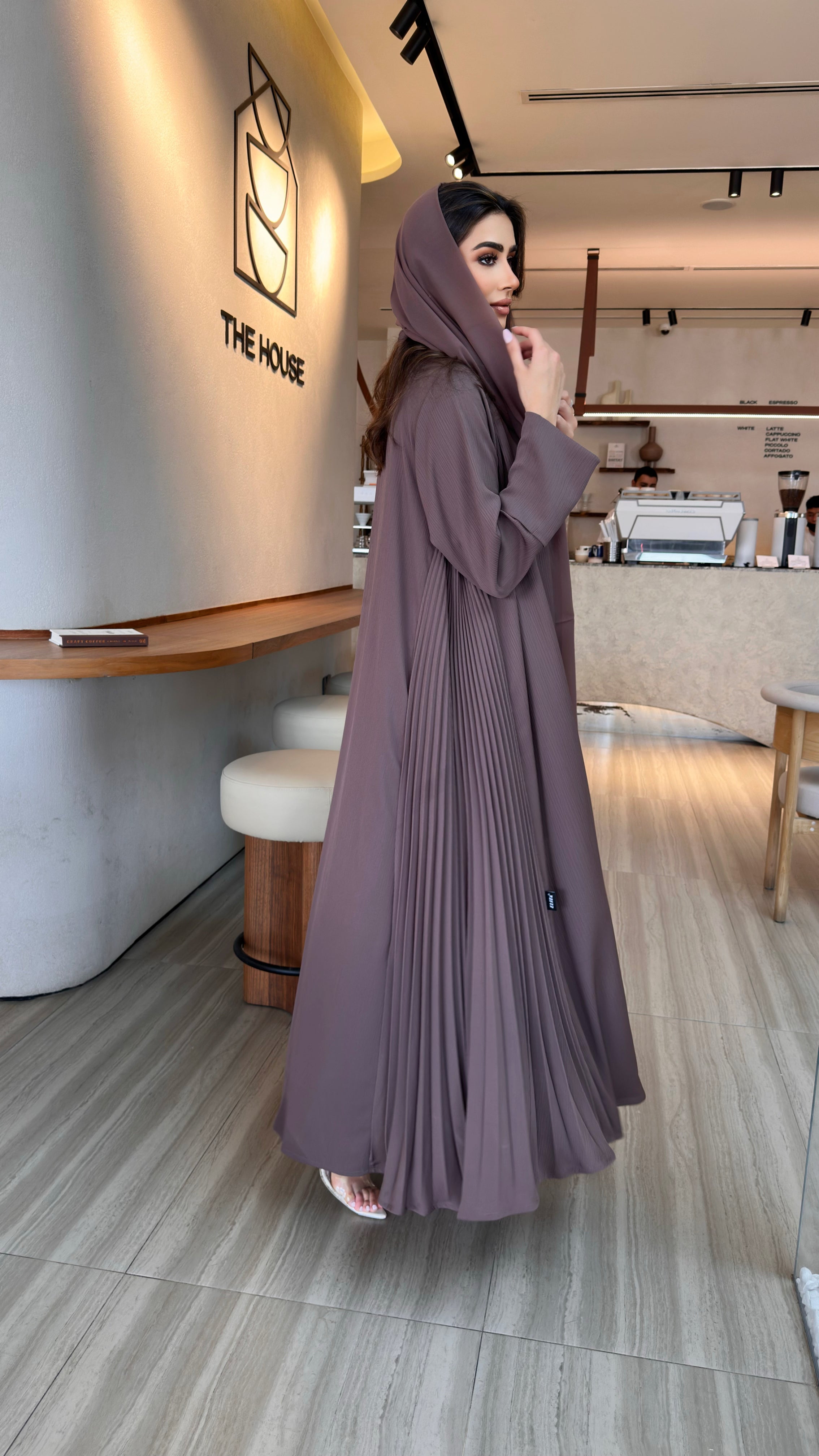 Mirage brown Abaya