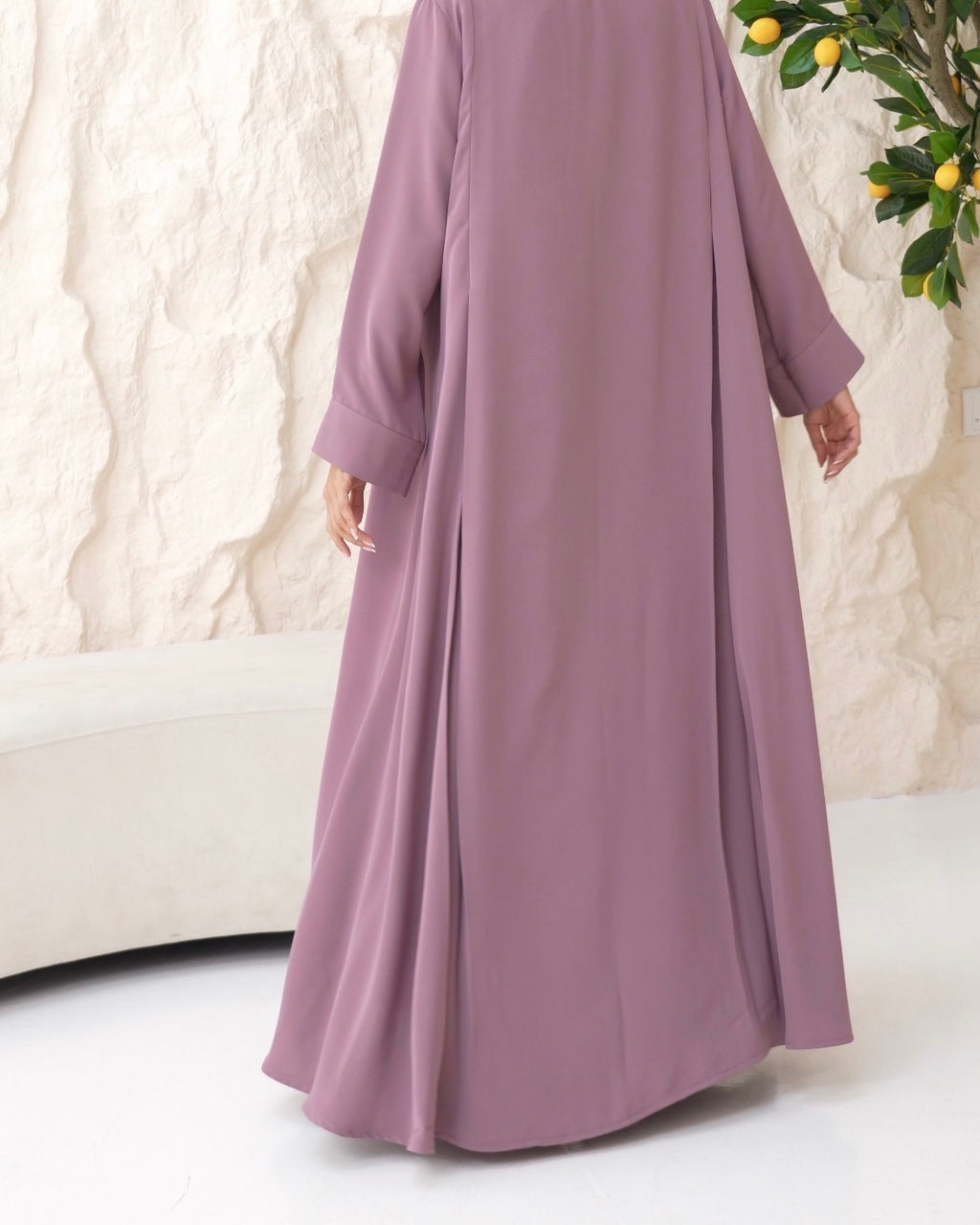 Aziza Purple Abaya