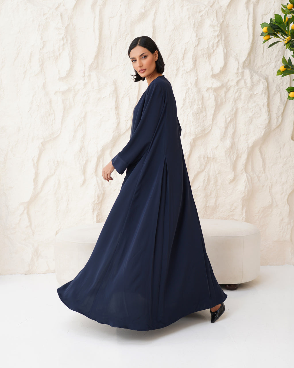 Aziza Navy Abaya