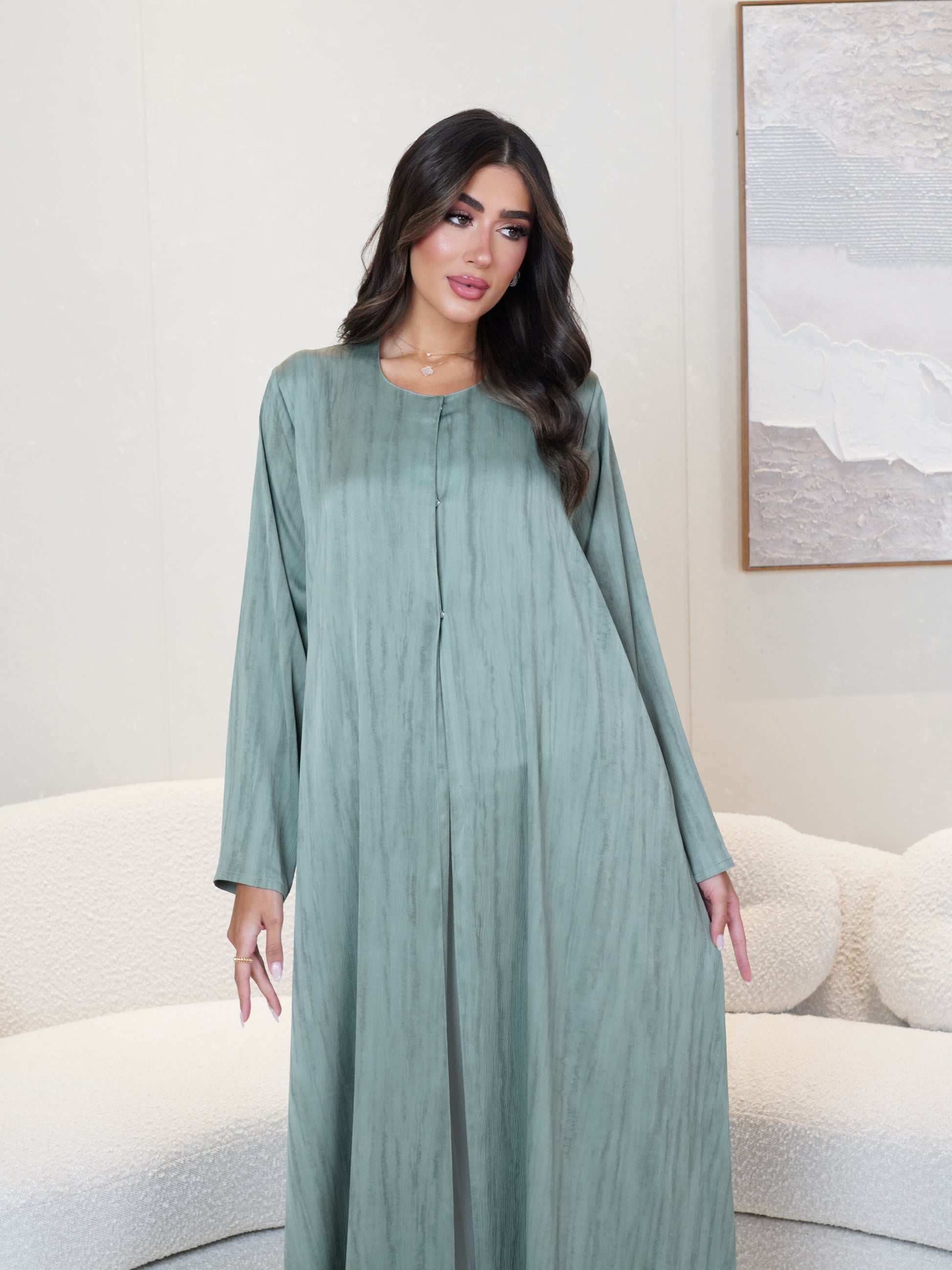 Amara Green Abaya
