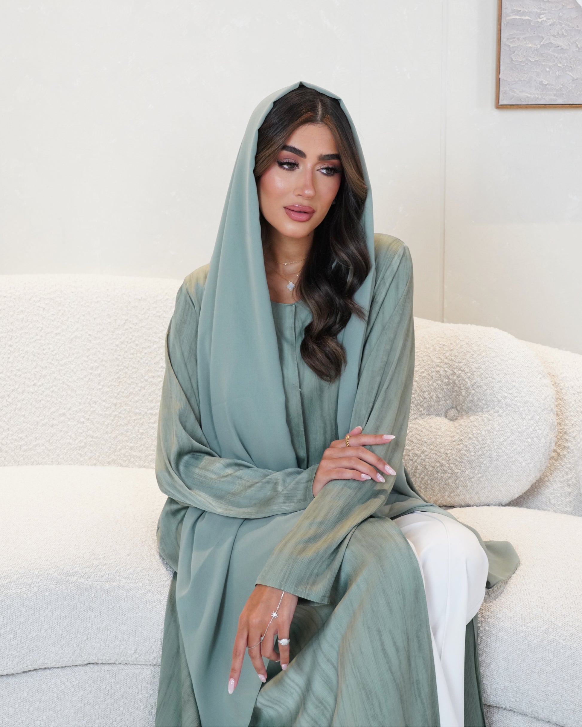Amara Green Abaya