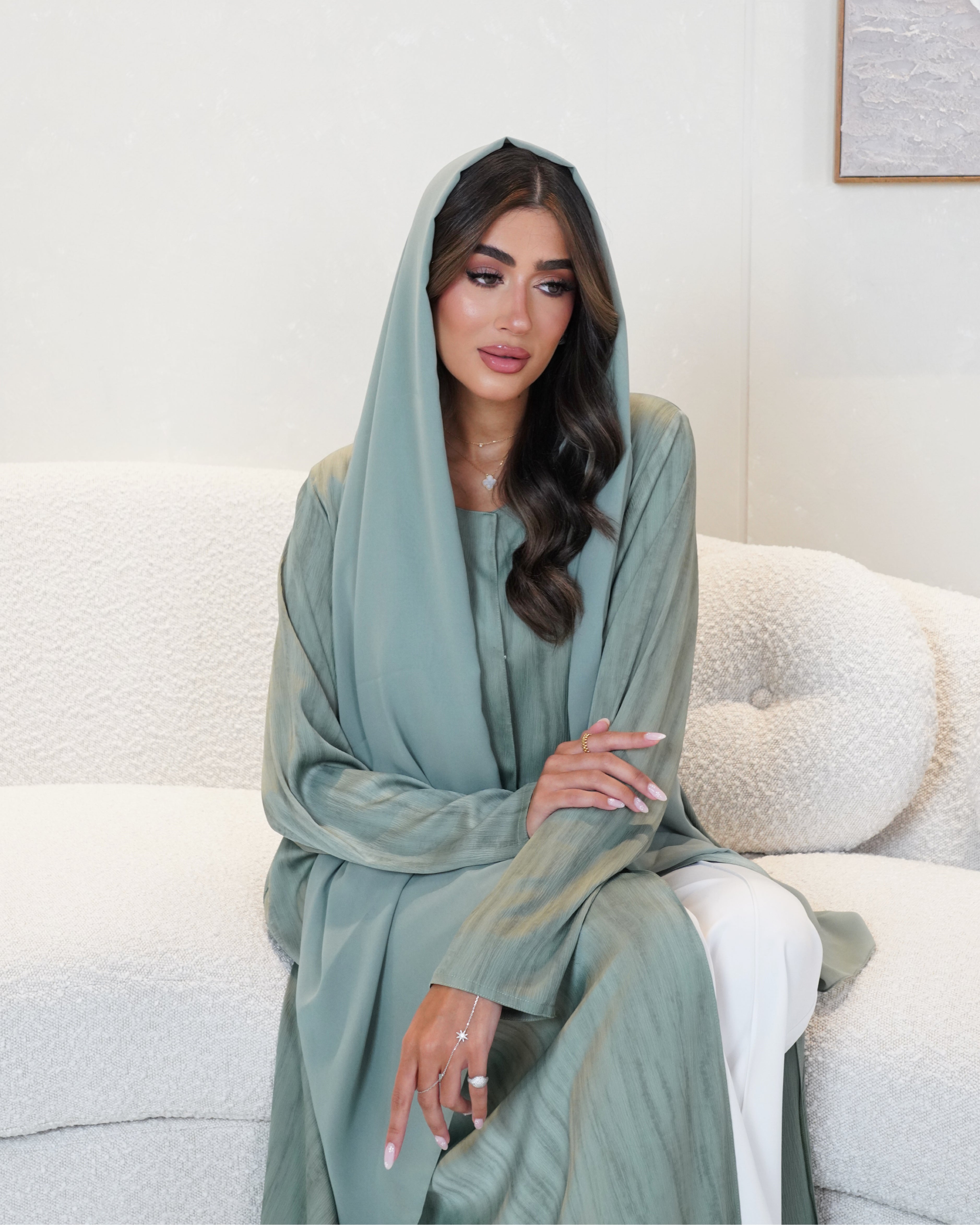 Amara Green Abaya