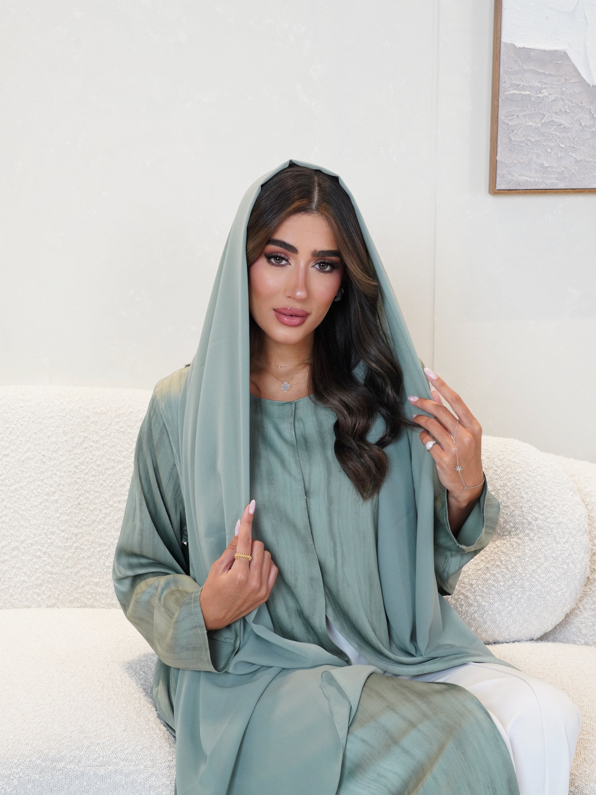 Amara Green Abaya