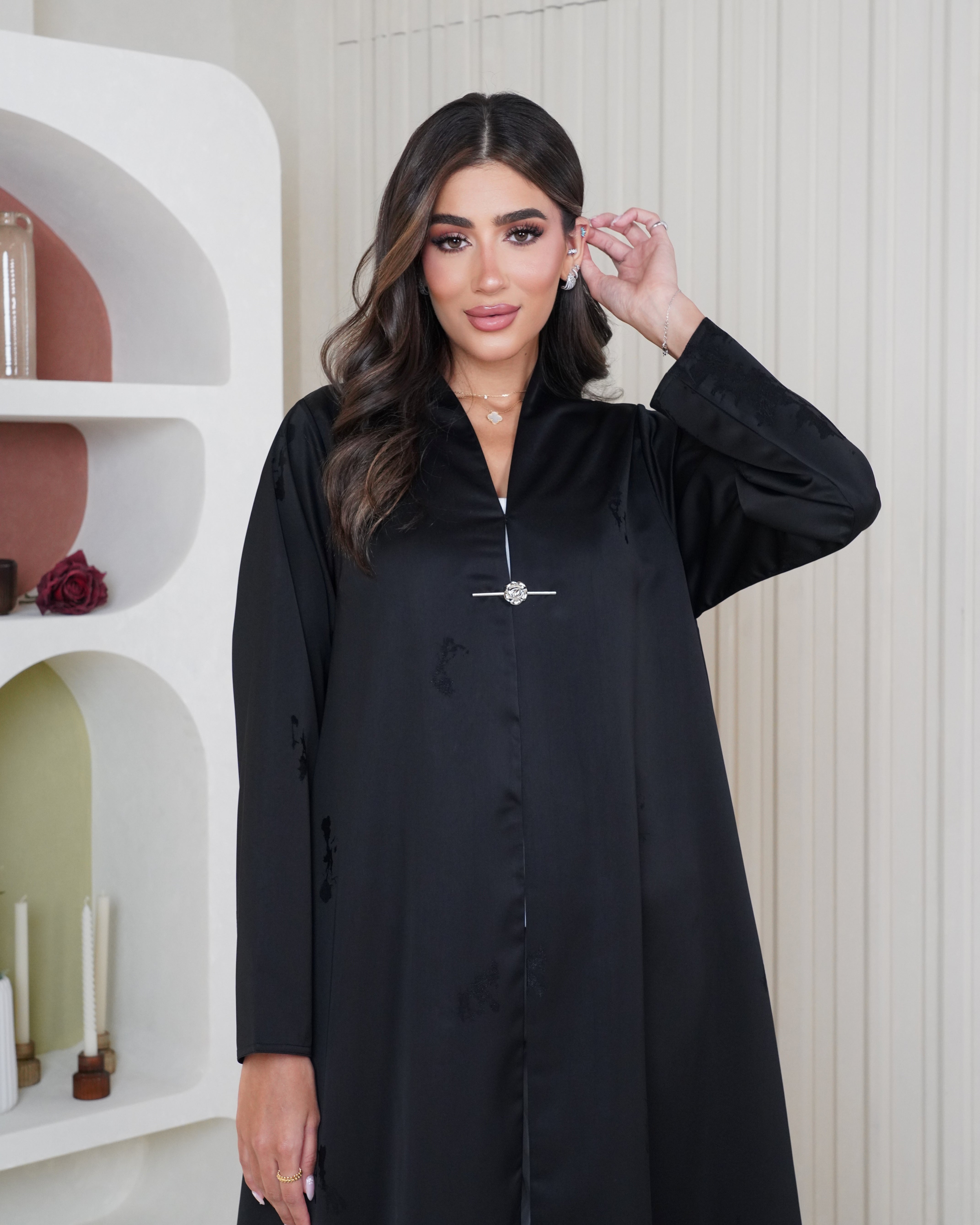 Rose Turkish Abaya