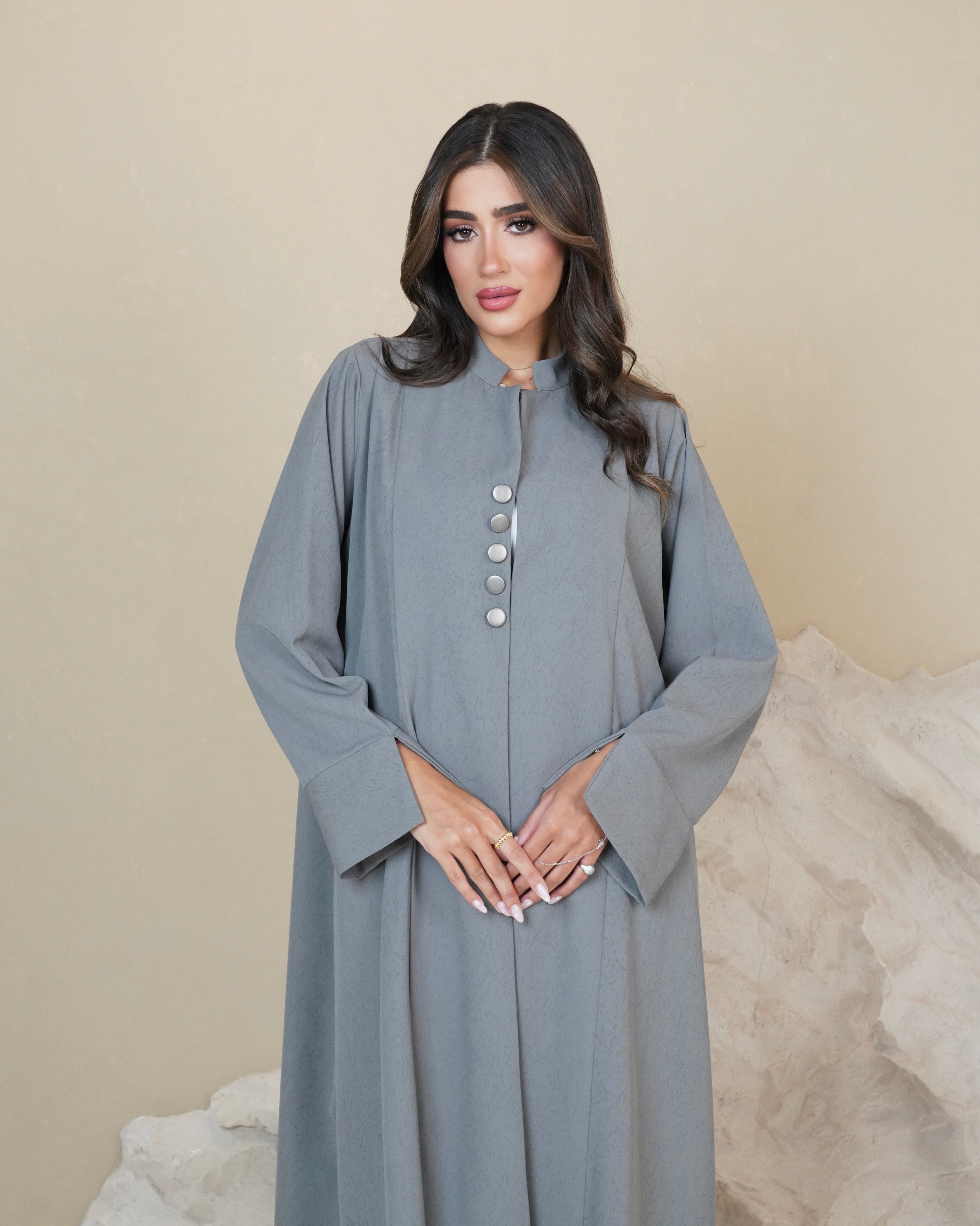 Zarina Grey Abaya