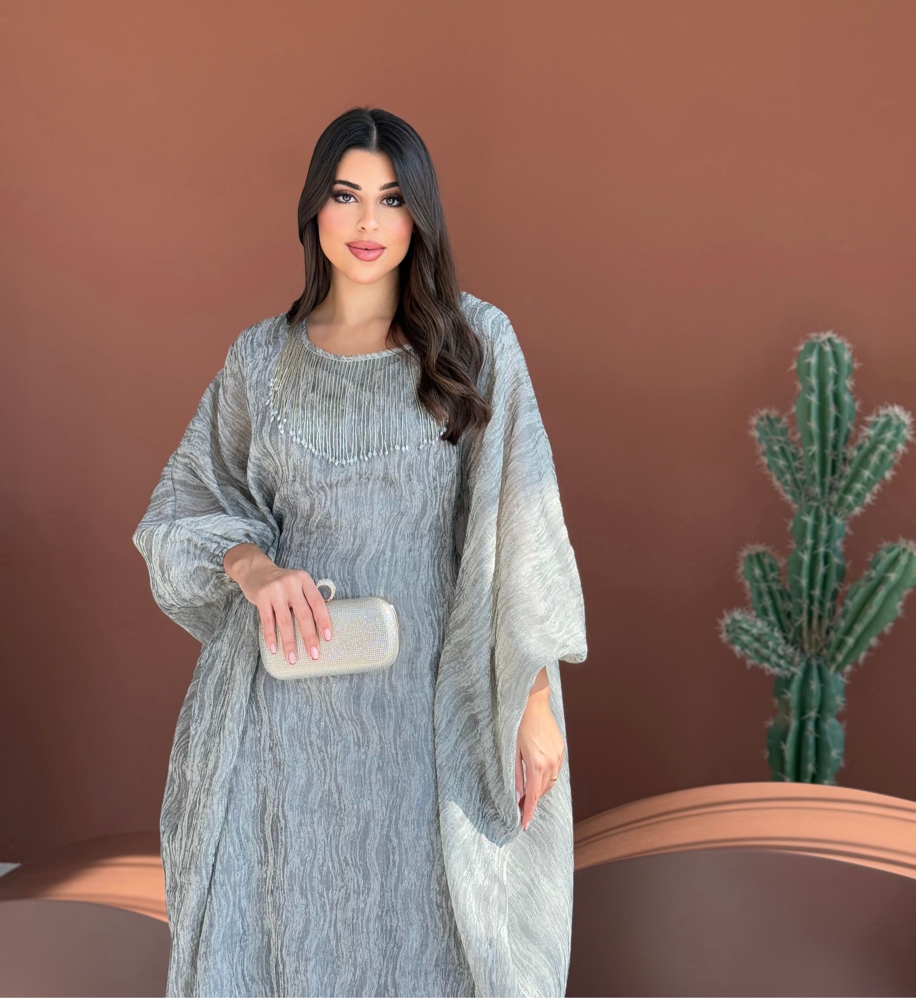 Zahra Grey Dress
