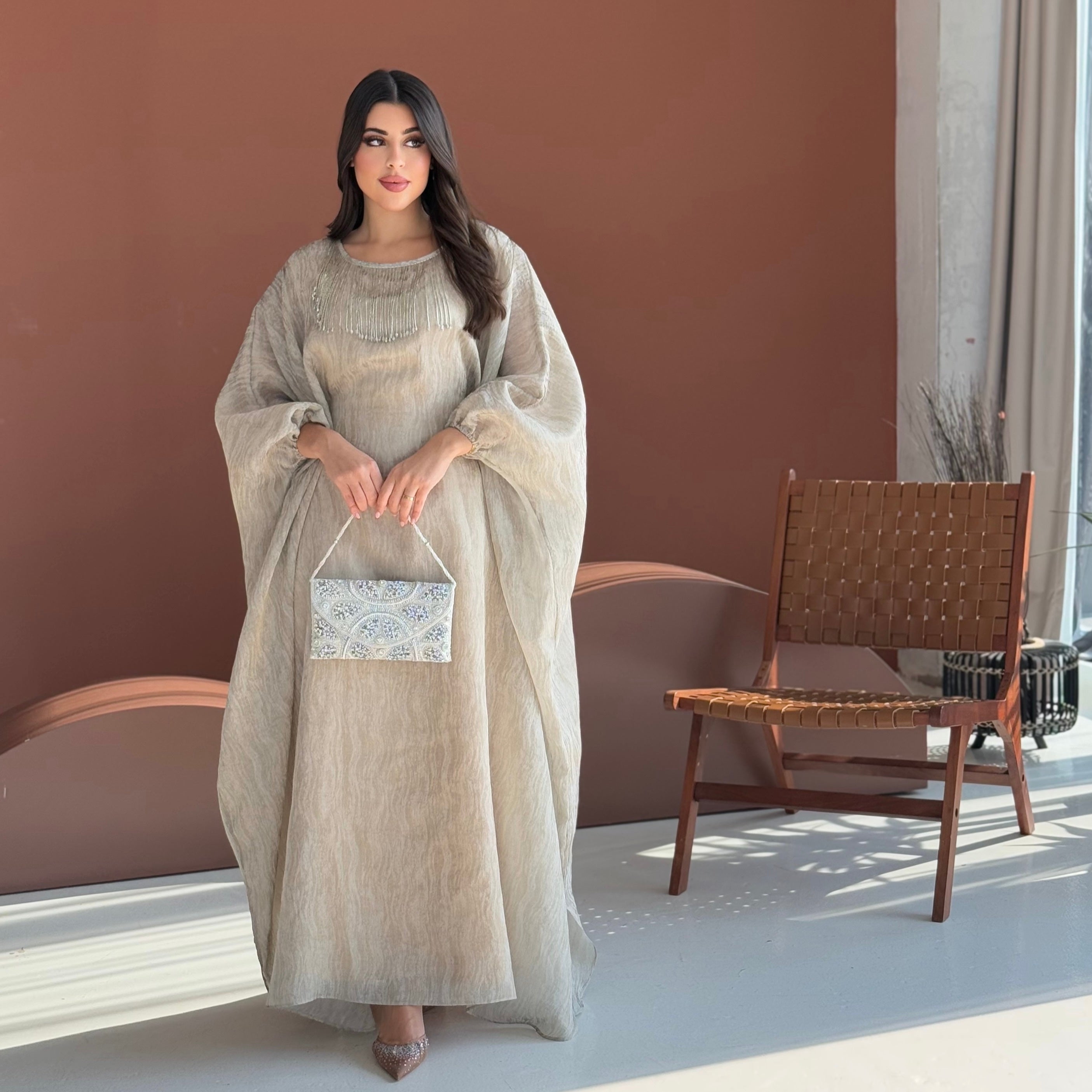 Zahra Beige Dress