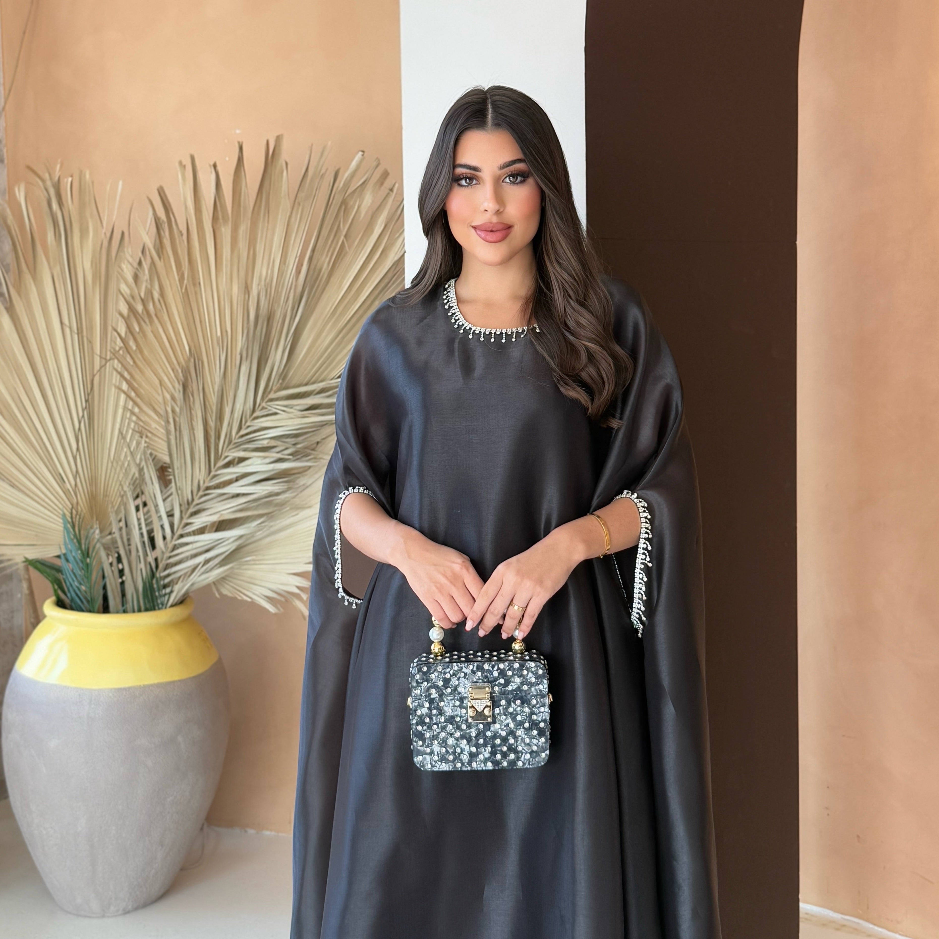 Lulu Organza Black Dress