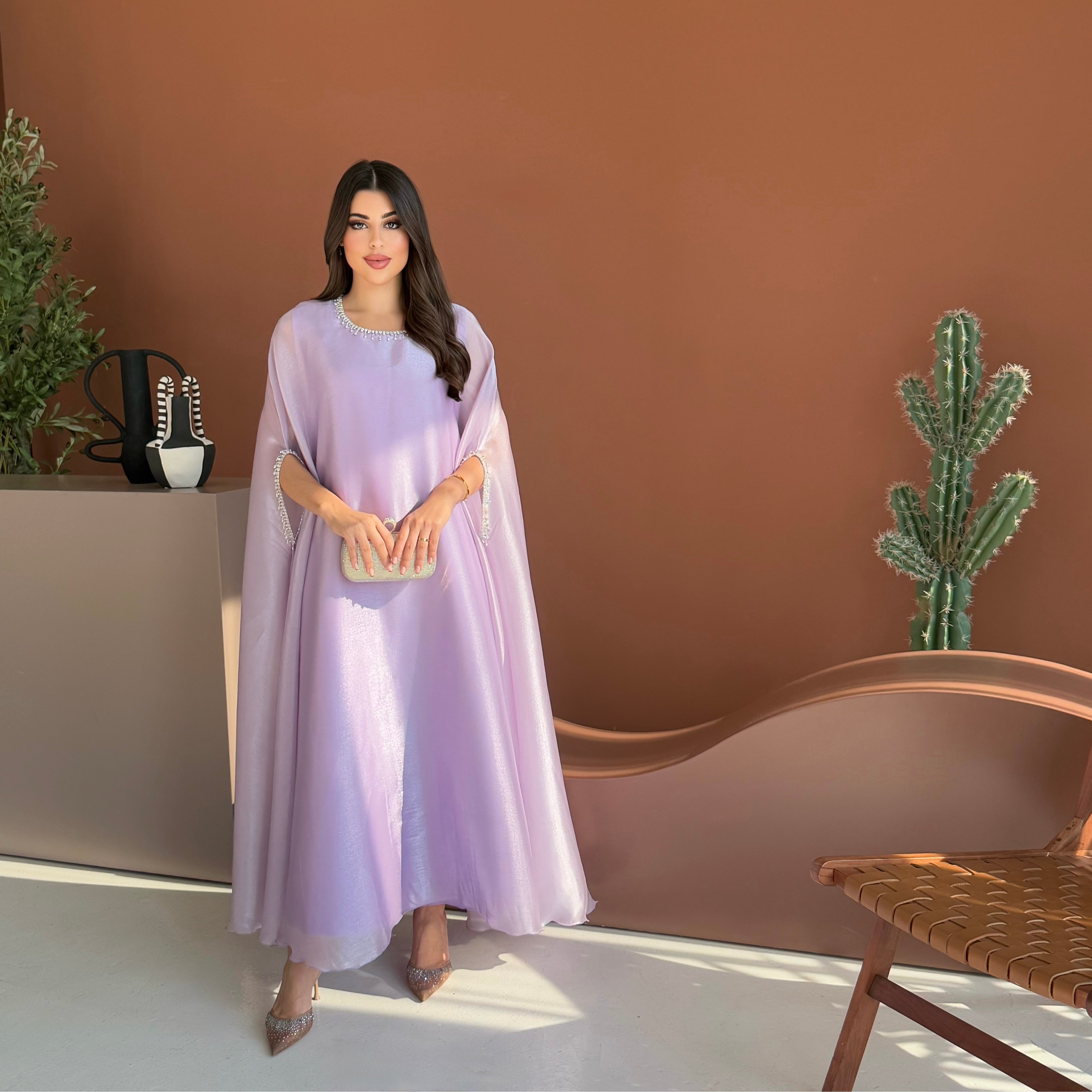 Lulu Organza Purple Dress