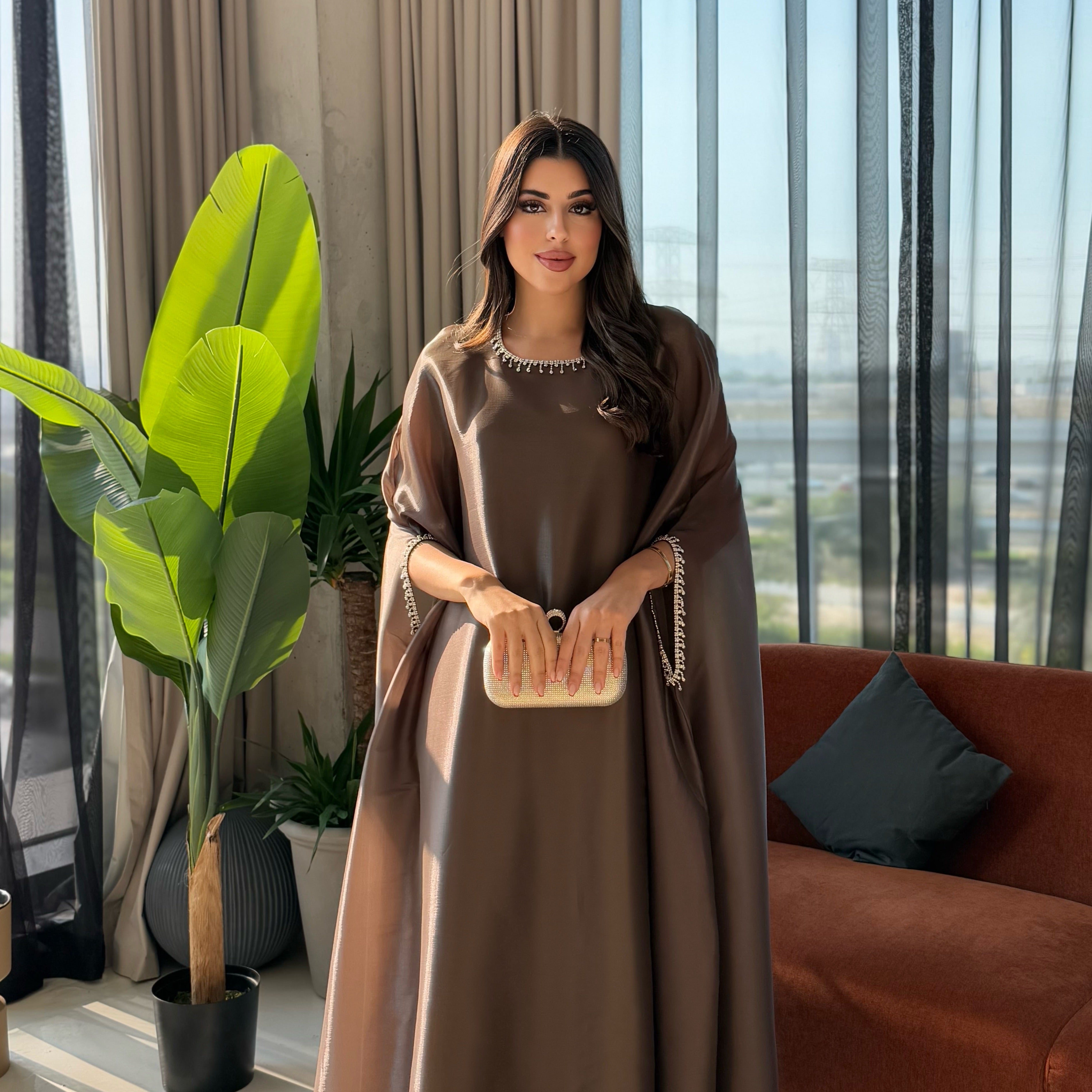 Lulu Organza Olive Green Dress