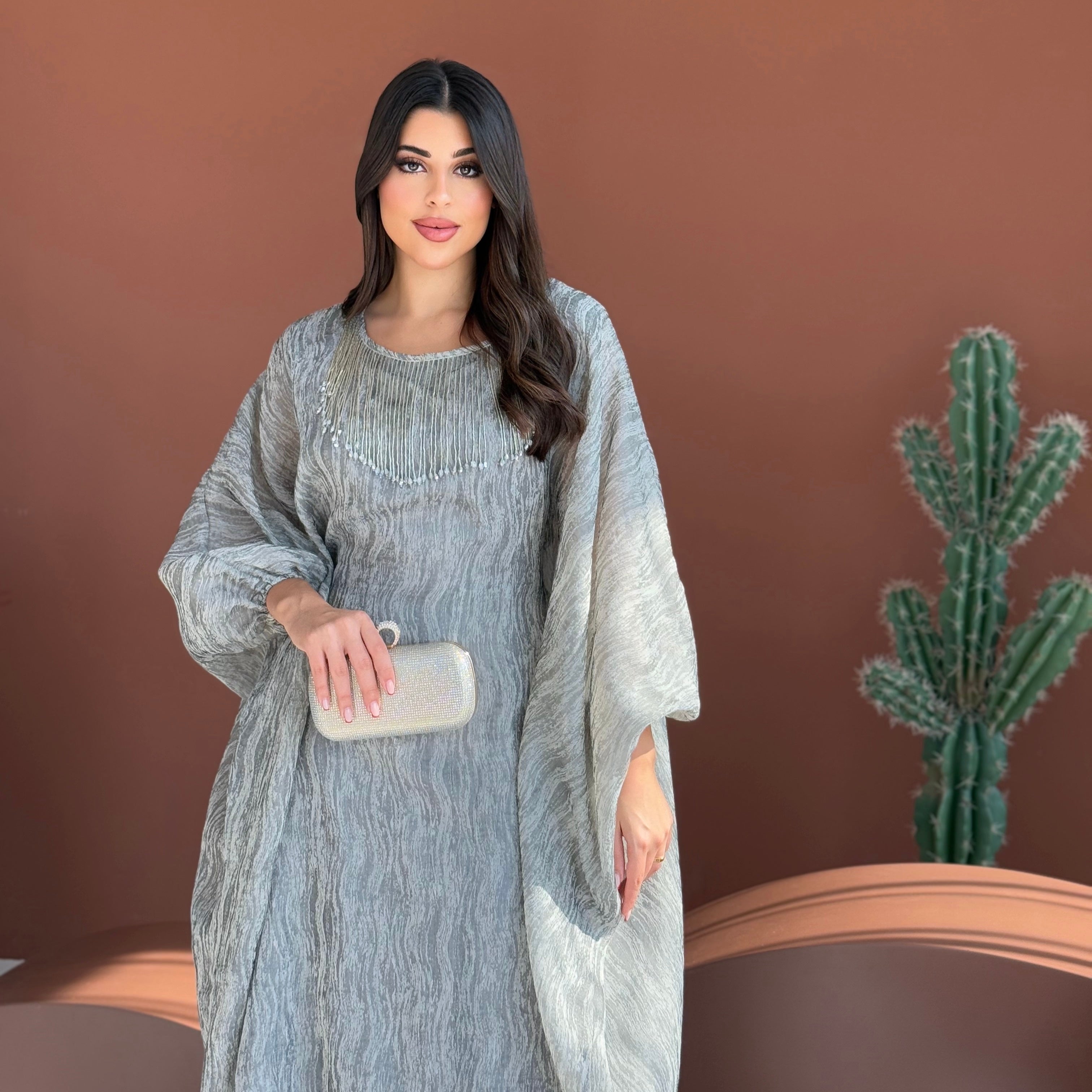 Zahra Grey Dress