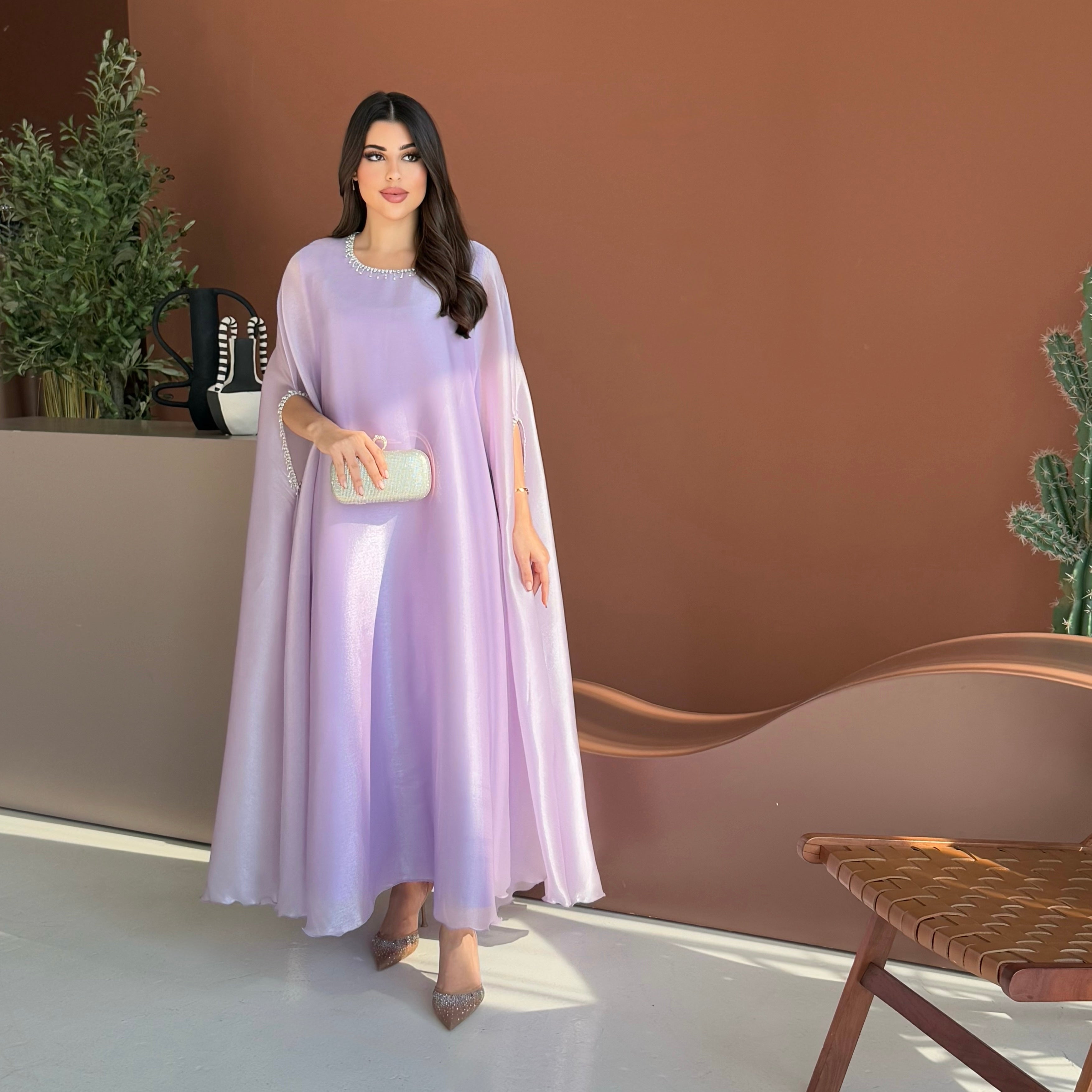 Lulu Organza Purple Dress