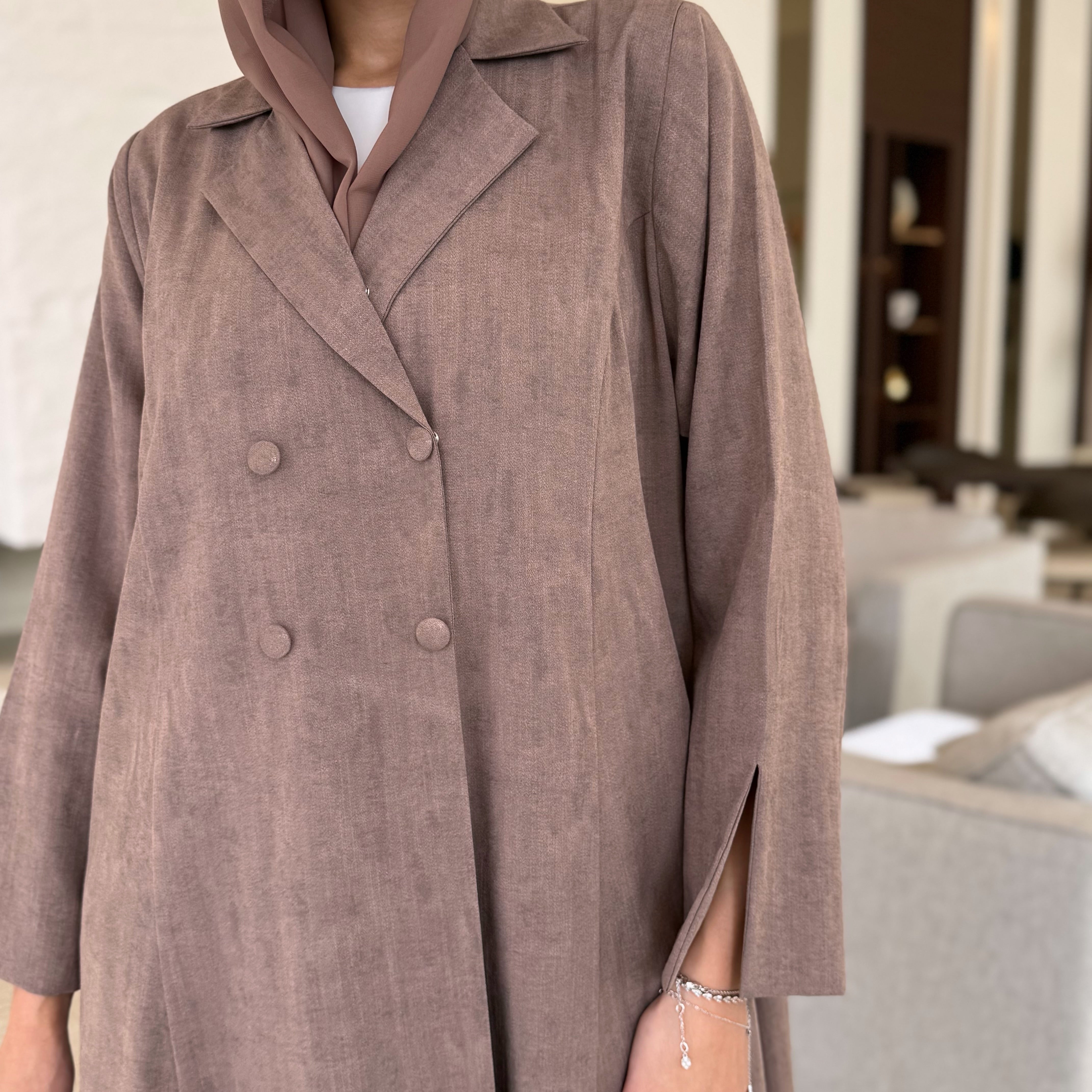 Nawal Brown Abaya