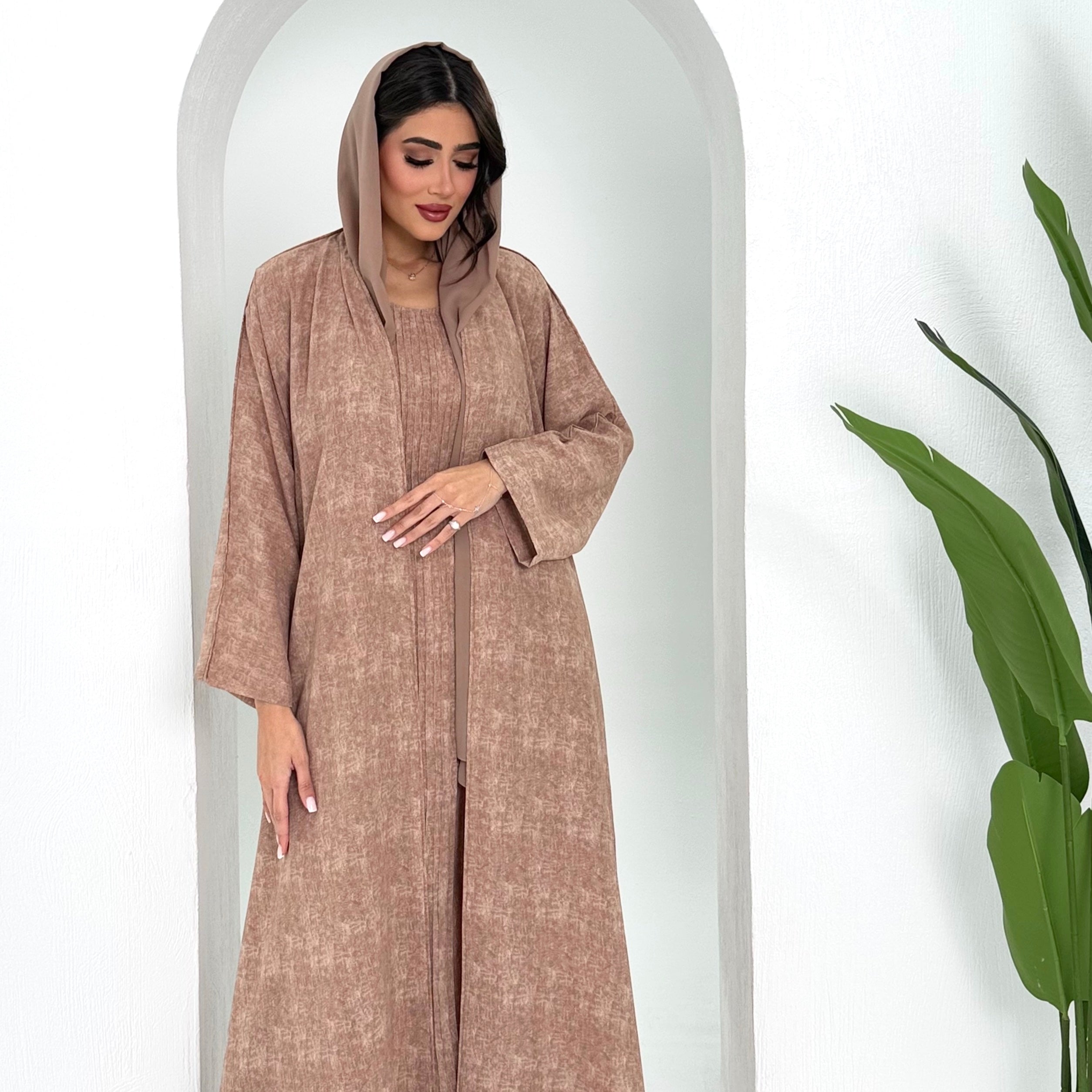 Seraphina Beige Abaya