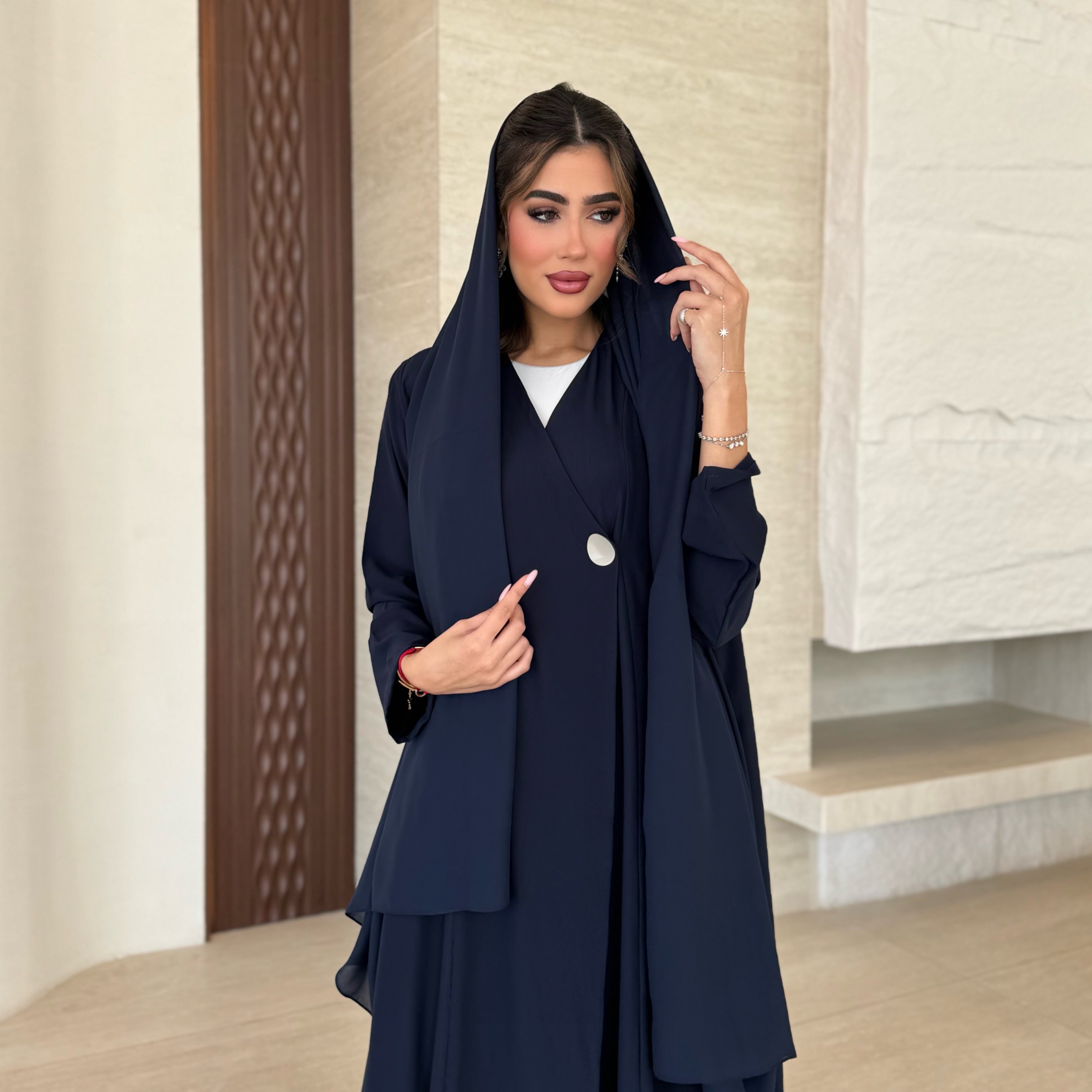 Sher Navy Abaya