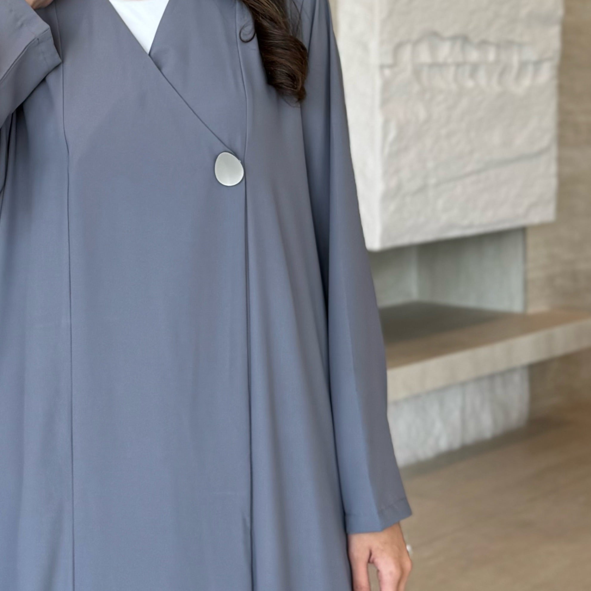 Sher Grey Abaya