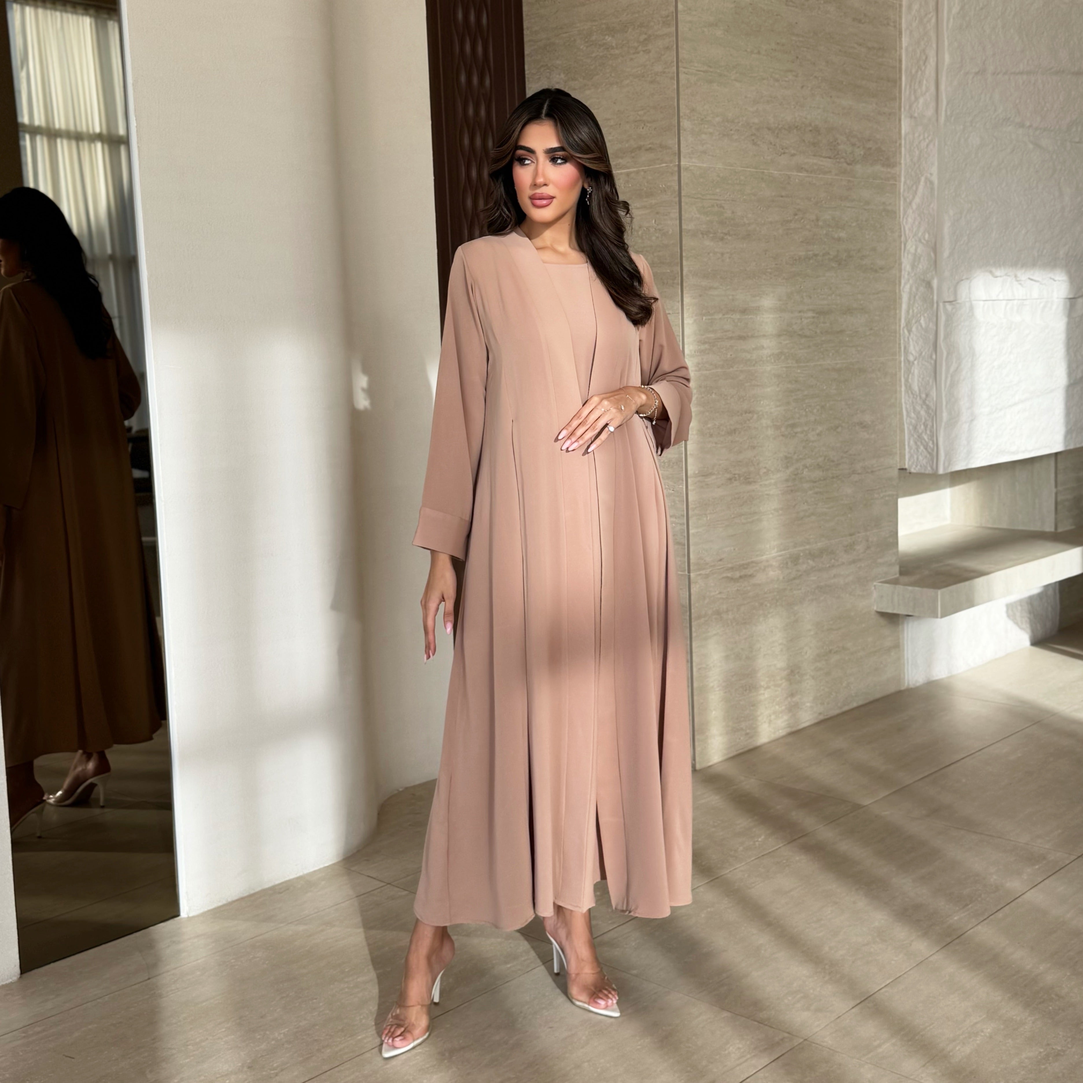 Aziza Beige Abaya