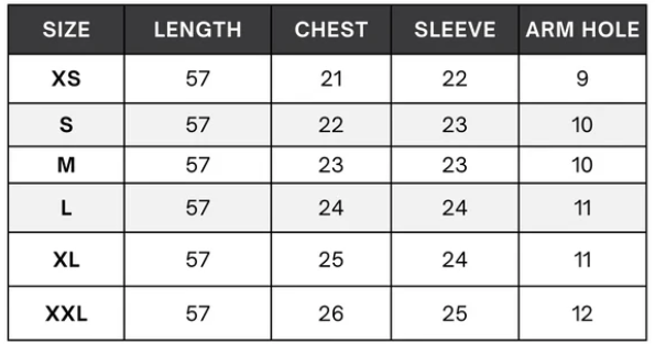 Size Guide
