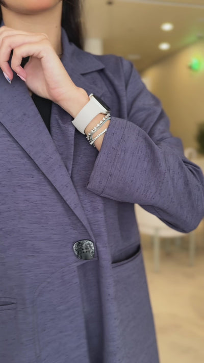 Ghadah Grey Abaya