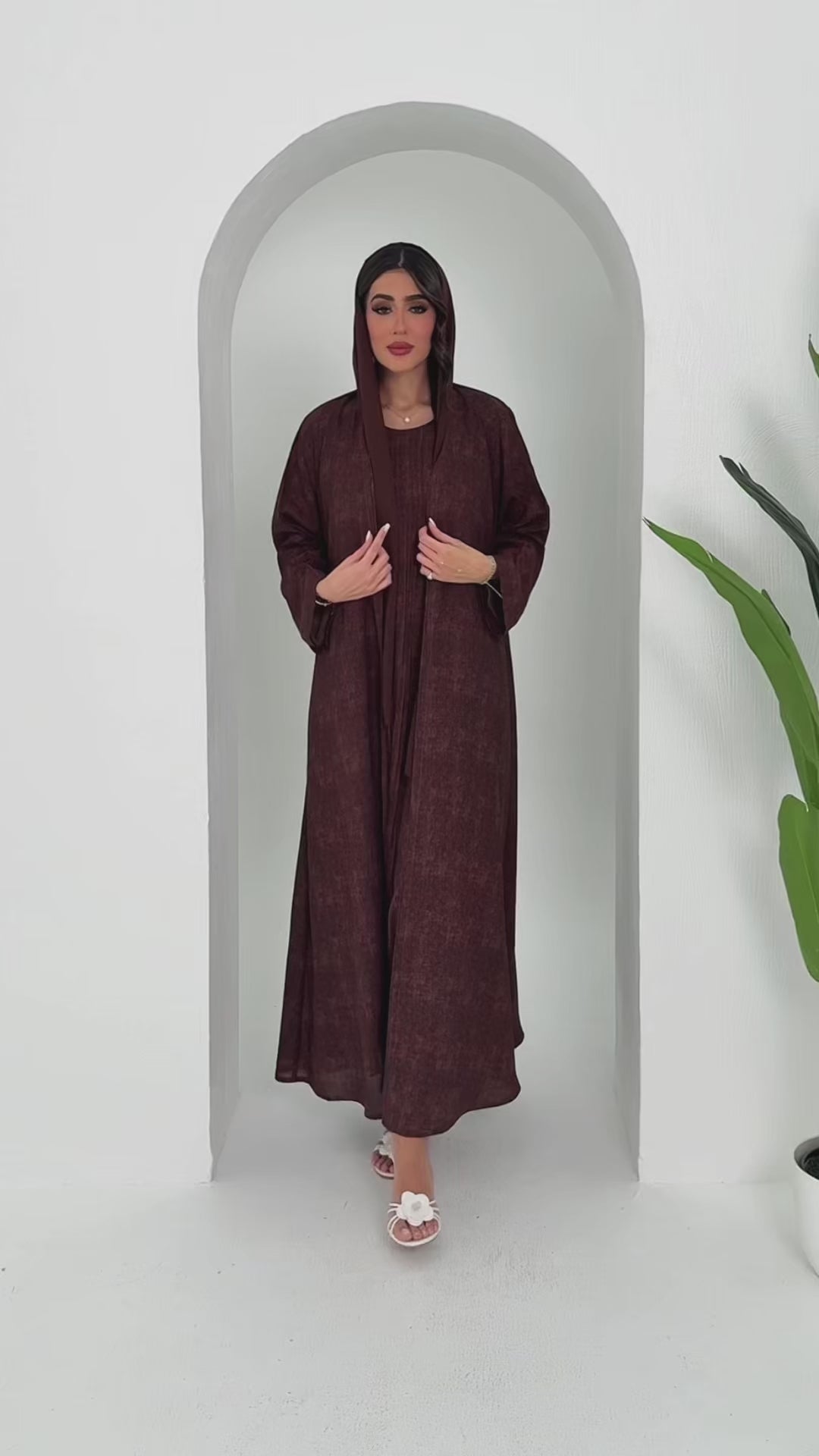 Seraphina Brown Abaya