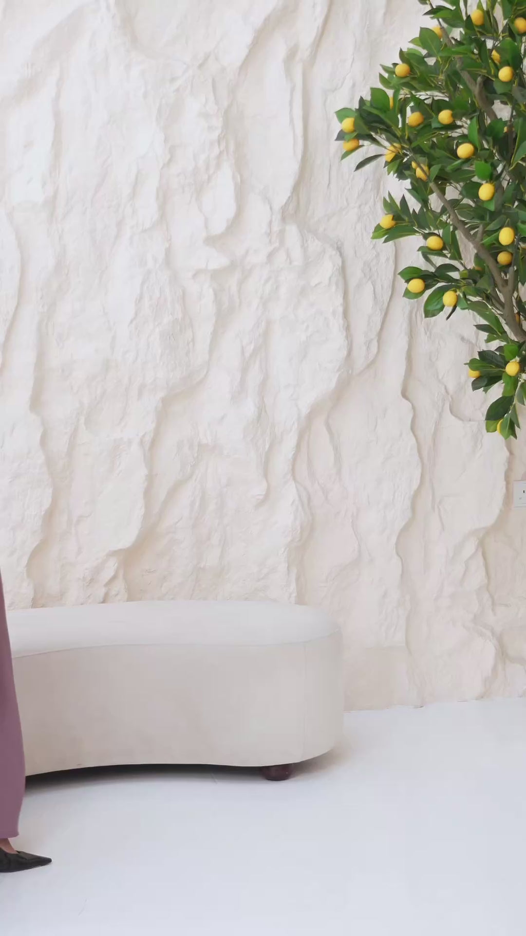 Aziza Purple Abaya