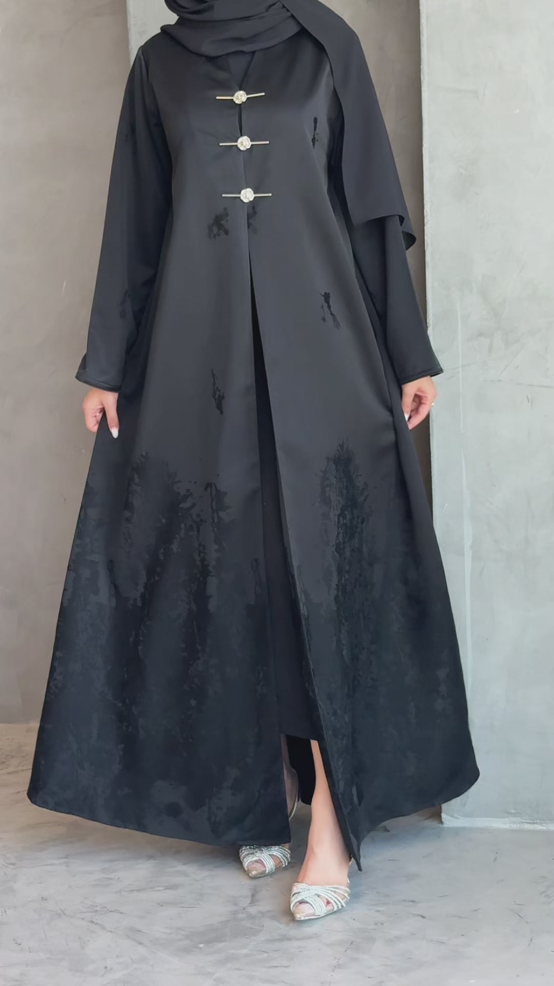 Rose Turkish Abaya